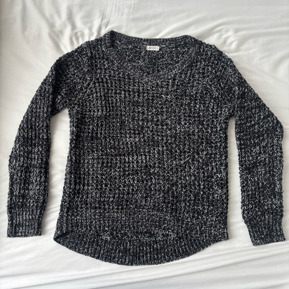 3/$25 Ardene Black and White V-Neck Sweater